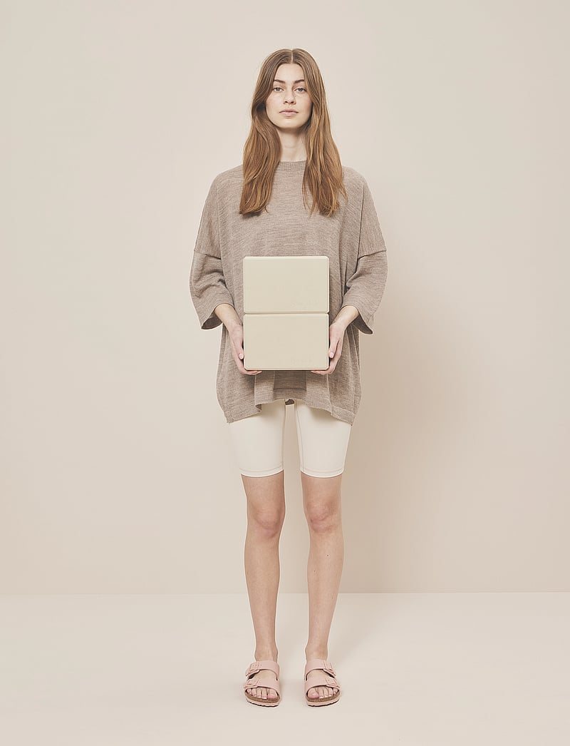 Moonchild Yoga Wear - Moonchild Foam Block - klocki i taśmy do jogi - sand - 0