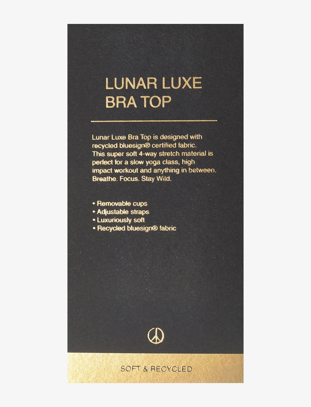 Moonchild Yoga Wear - Lunar Luxe Bra Top - mittlerer halt - silver moon - 5