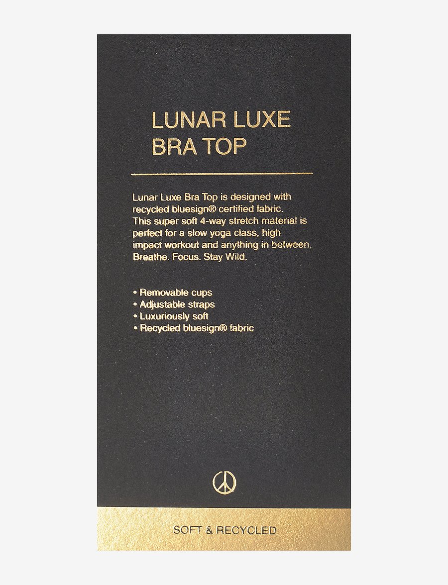 Moonchild Yoga Wear - Lunar Luxe Bra Top - medium støtte - silver moon - 5