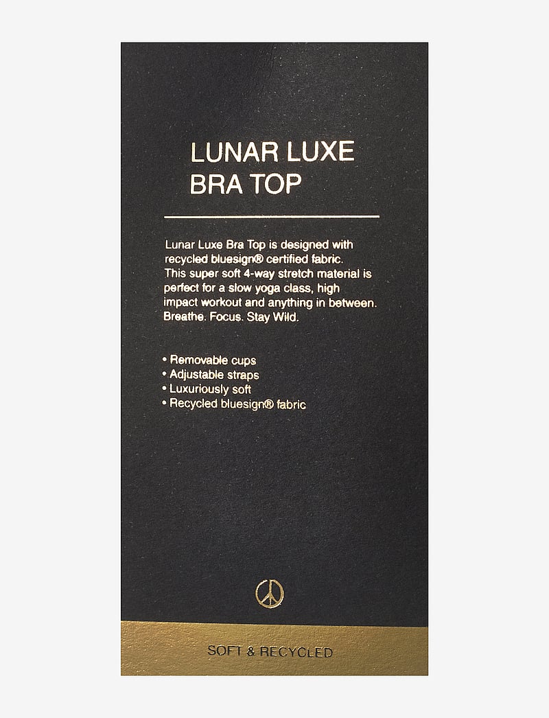 Moonchild Yoga Wear - Lunar Luxe Bra Top - vidutiniškai prilaikančios - unbleached - 5