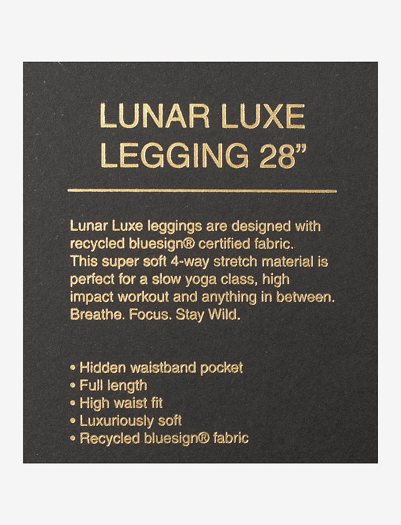 Moonchild Yoga Wear - Lunar Luxe Legging 28" - sportinės tamprės - black iris - 5