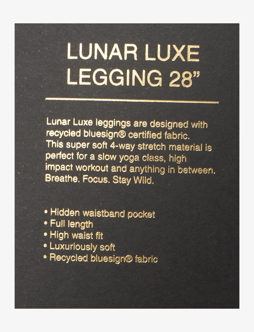 Moonchild Yoga Wear - Lunar Luxe Legging 28" - 7/8 längd - silver moon - 5