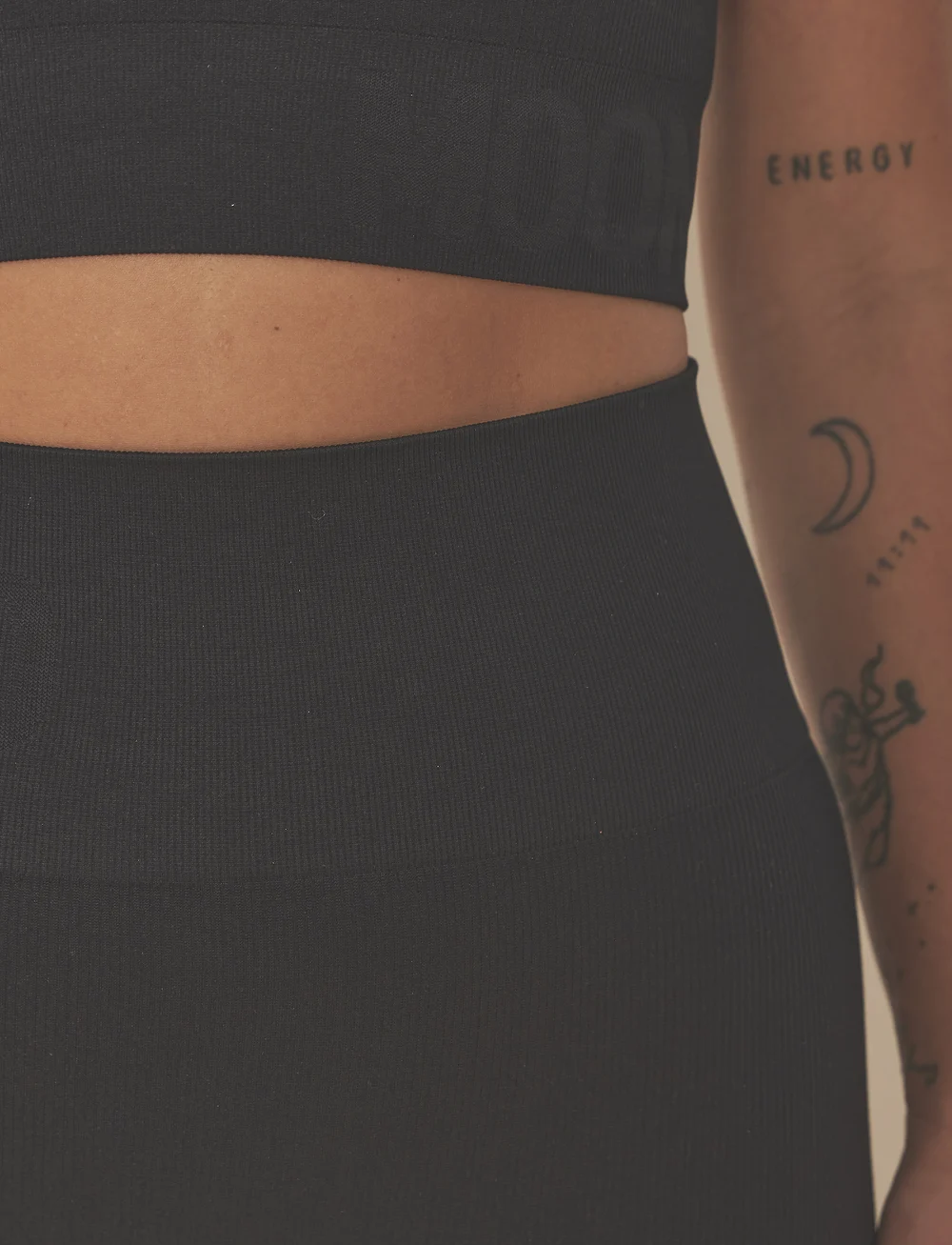 Moonchild Yoga Wear - Soft Rib Seamless Legging - Õmblusteta retuusid - black iris - 0