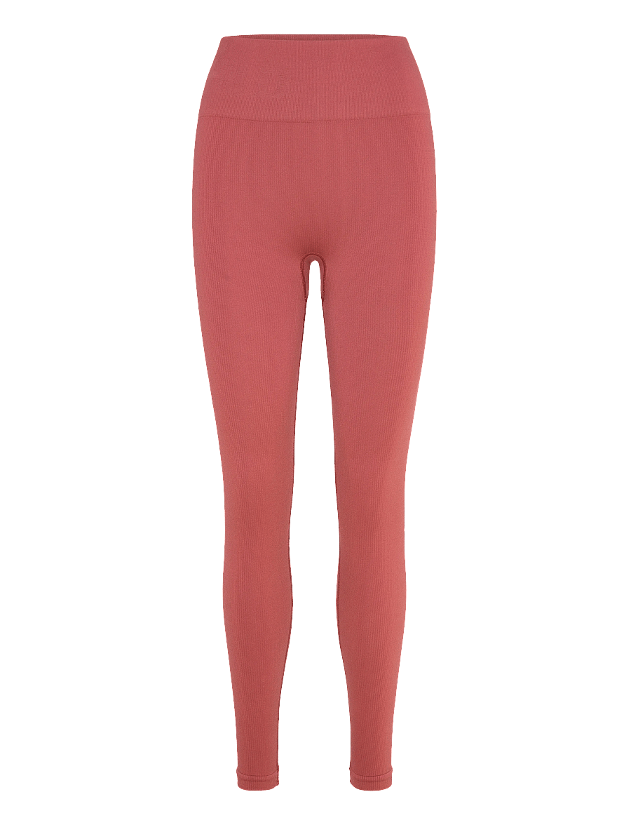 Moonchild Yoga Wear - Soft Rib Seamless Legging - seamless tights - blush - 0