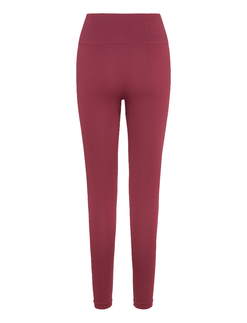 Moonchild Yoga Wear - Soft Rib Seamless Legging - trainingstights - burgundy - 1