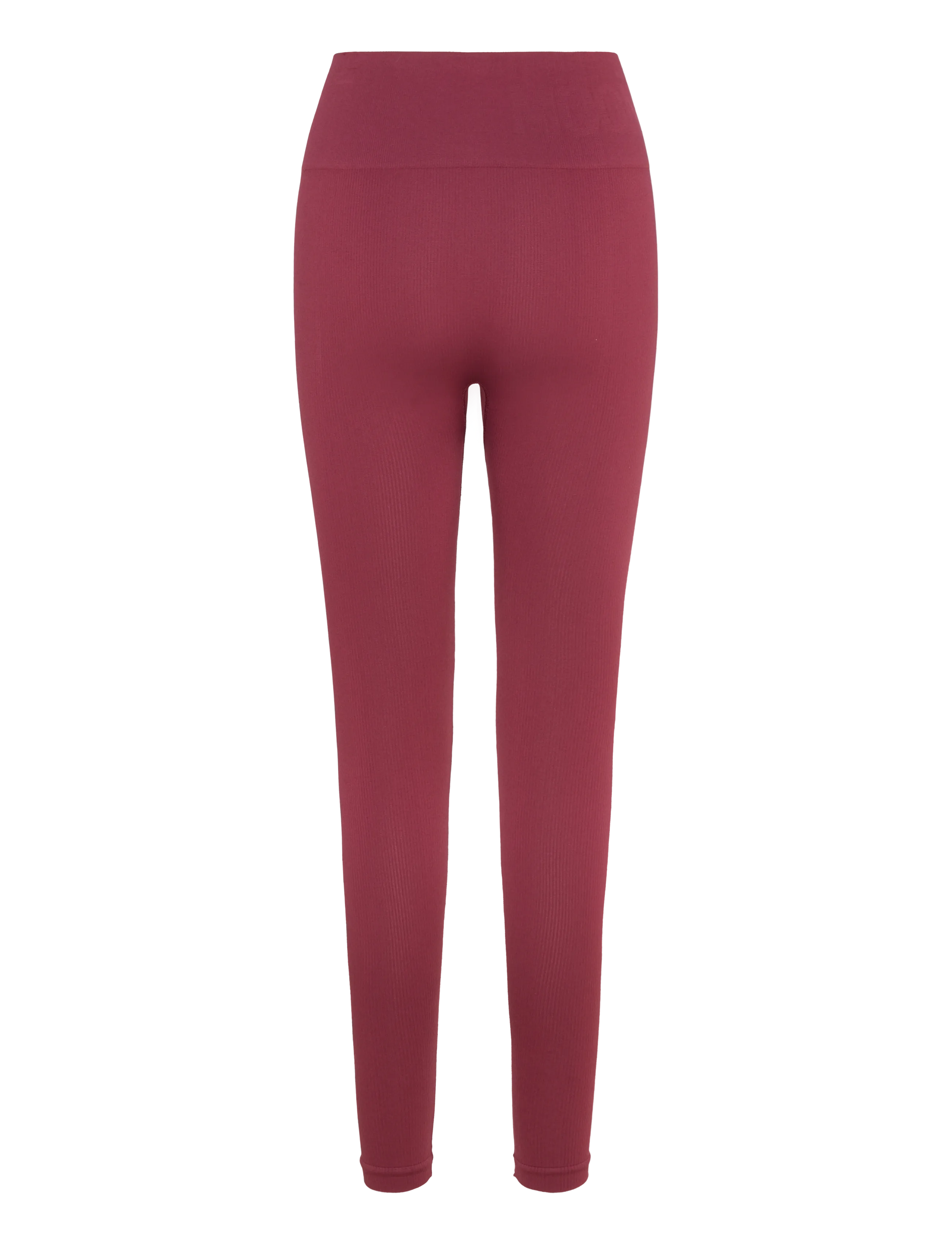 Moonchild Yoga Wear - Soft Rib Seamless Legging - træningstights - burgundy - 1
