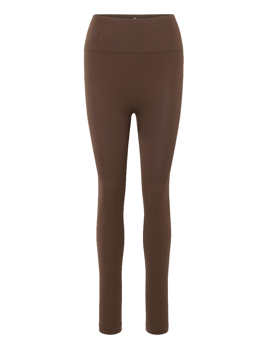 Moonchild Yoga Wear - Soft Rib Seamless Legging - träningstights - coco powder - 0