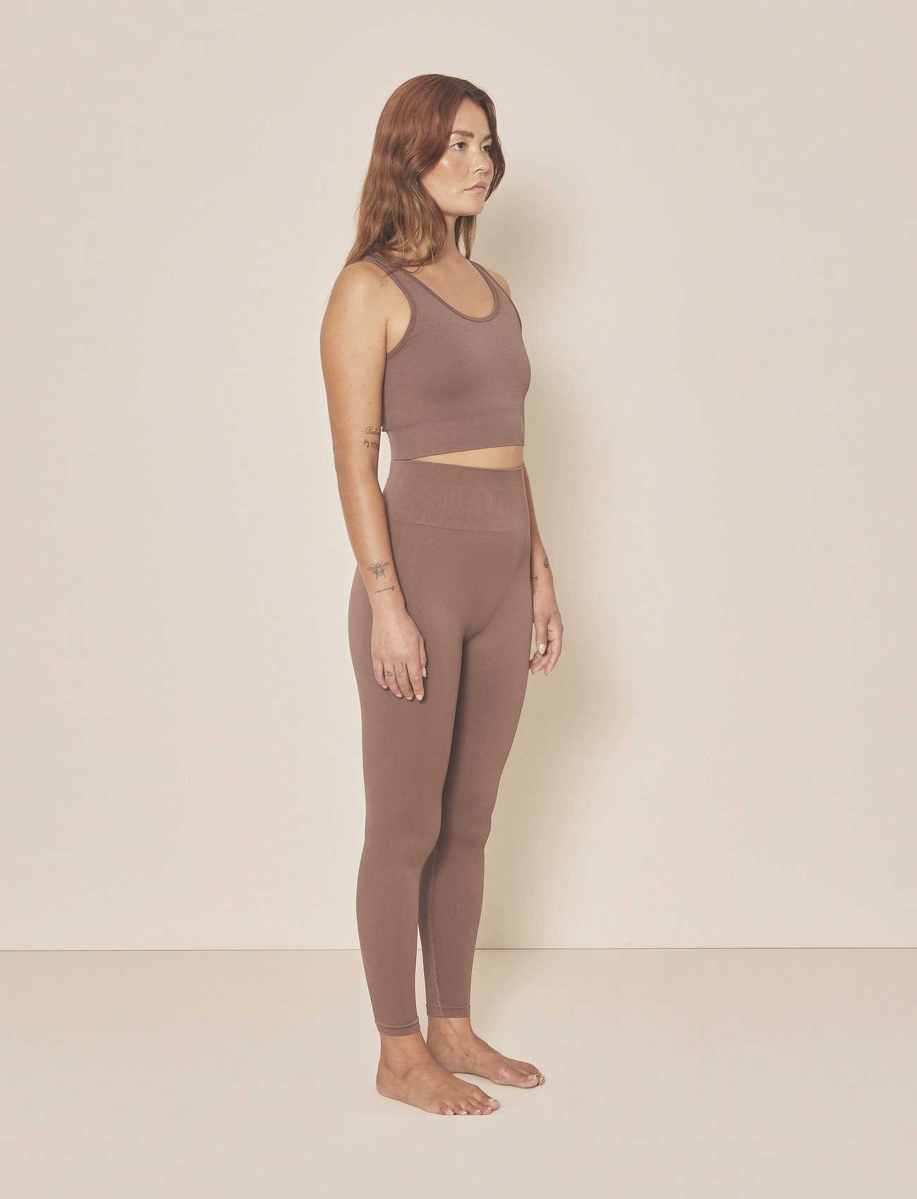 Moonchild Yoga Wear - Soft Rib Seamless Legging - seamless tights - juniper - 0