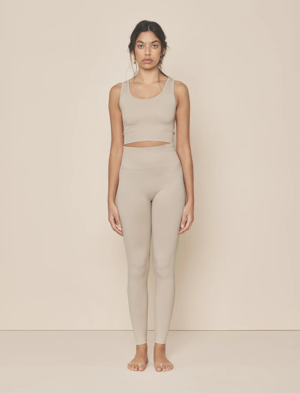 Moonchild Yoga Wear - Soft Rib Seamless Legging - seamless tights - rain - 0