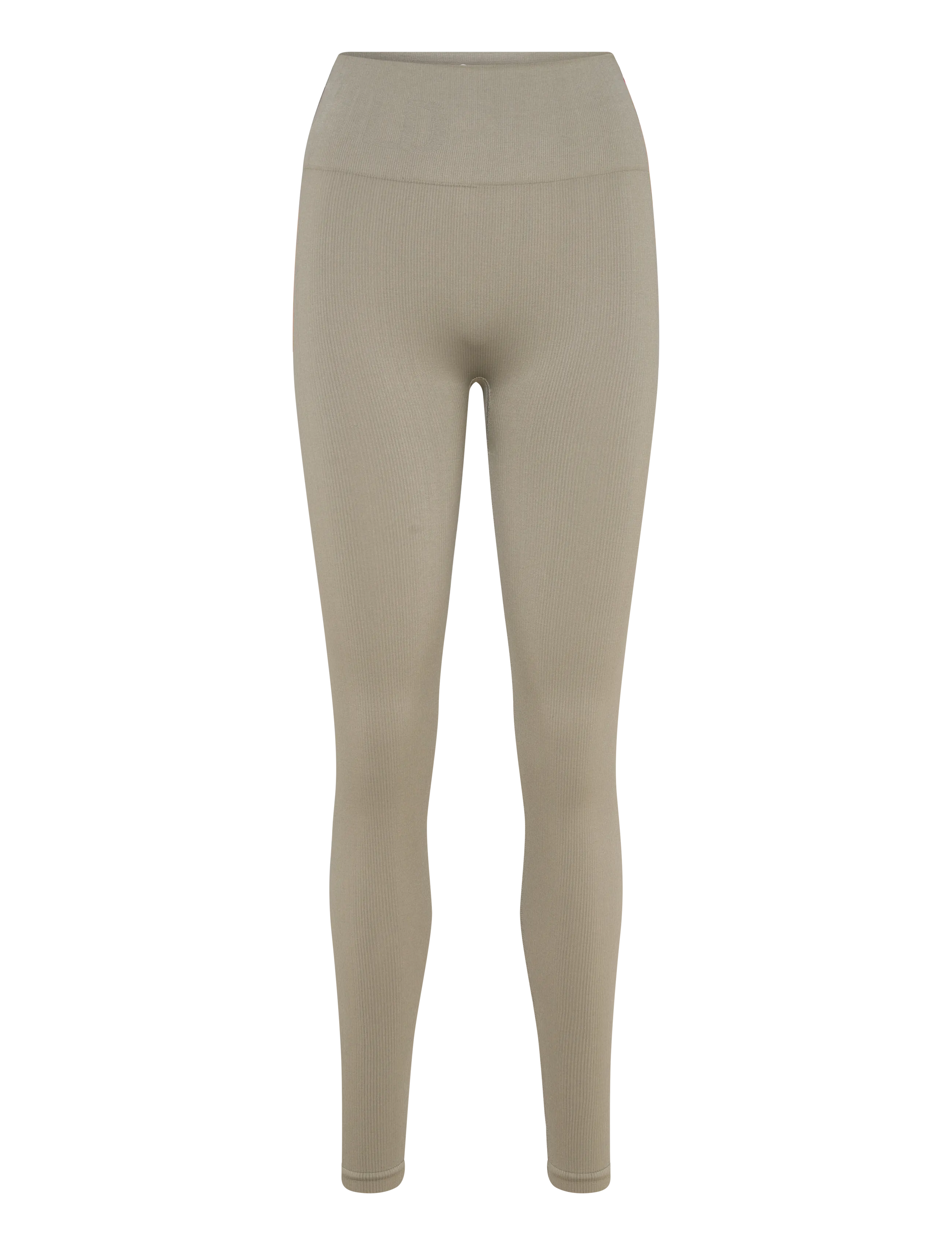 Moonchild Yoga Wear Soft Rib Seamless Legging - Tøj - VINTAGE KHAKI / beige