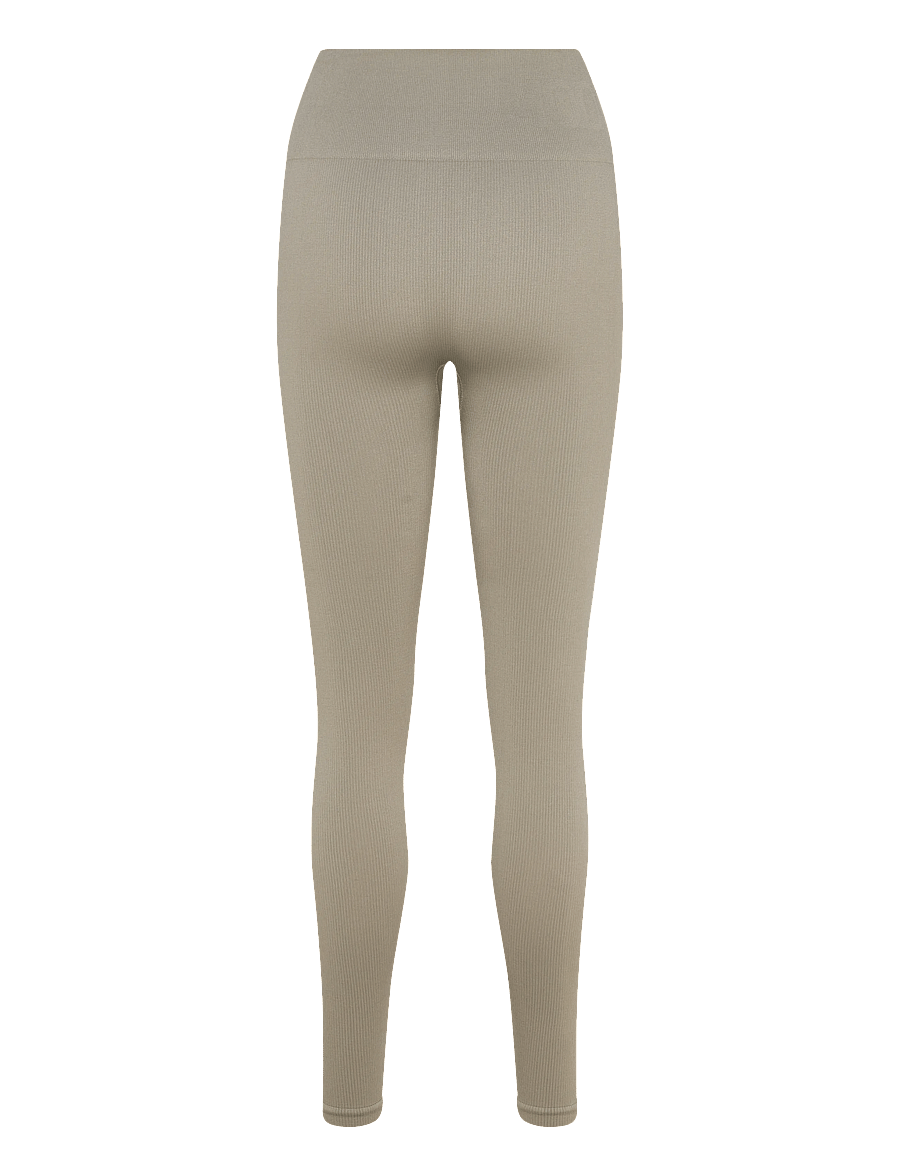Moonchild Yoga Wear - Soft Rib Seamless Legging - træningstights - vintage khaki - 2