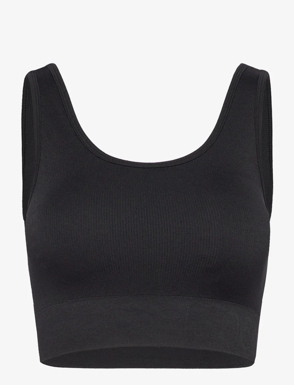 Moonchild Yoga Wear - Soft Rib Seamless Crop Top - crop tops - black iris - 1