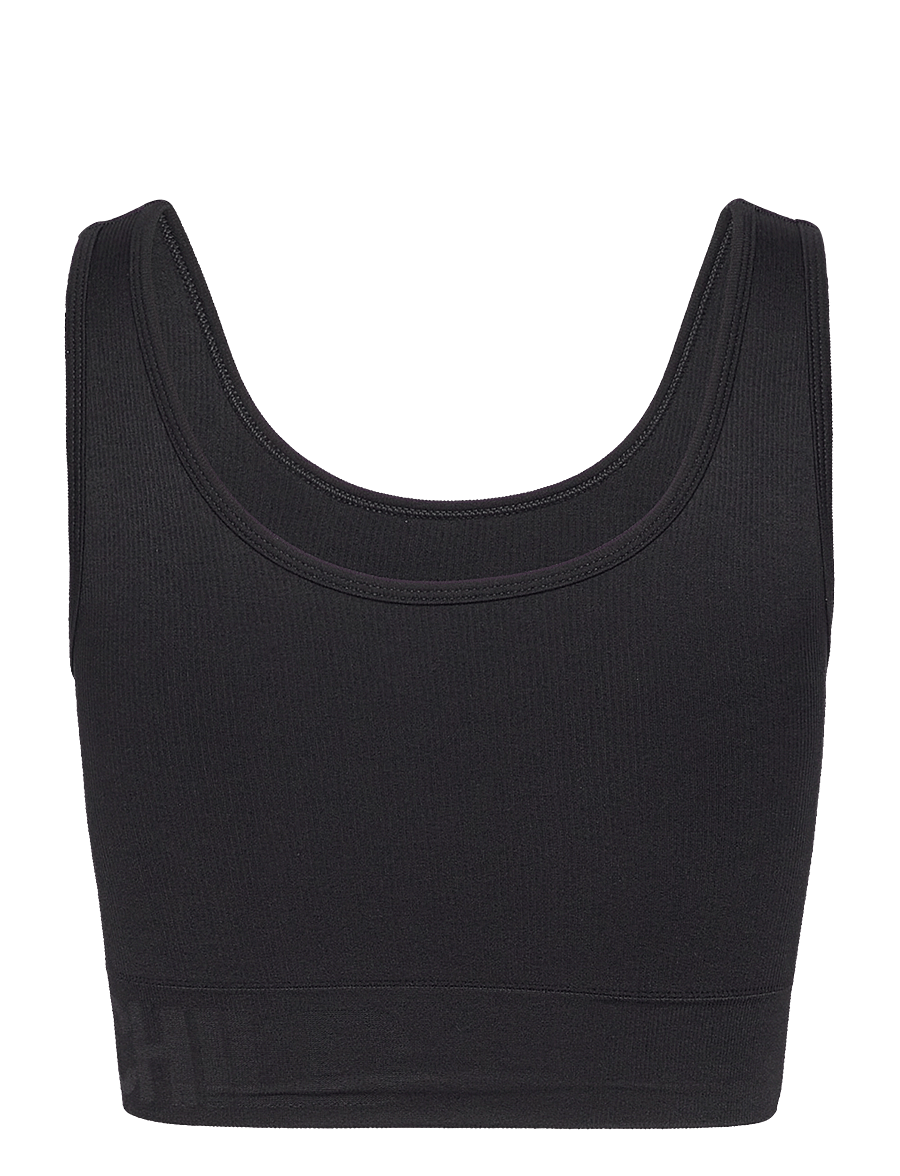 Moonchild Yoga Wear - Soft Rib Seamless Crop Top - crop tops - black iris - 2
