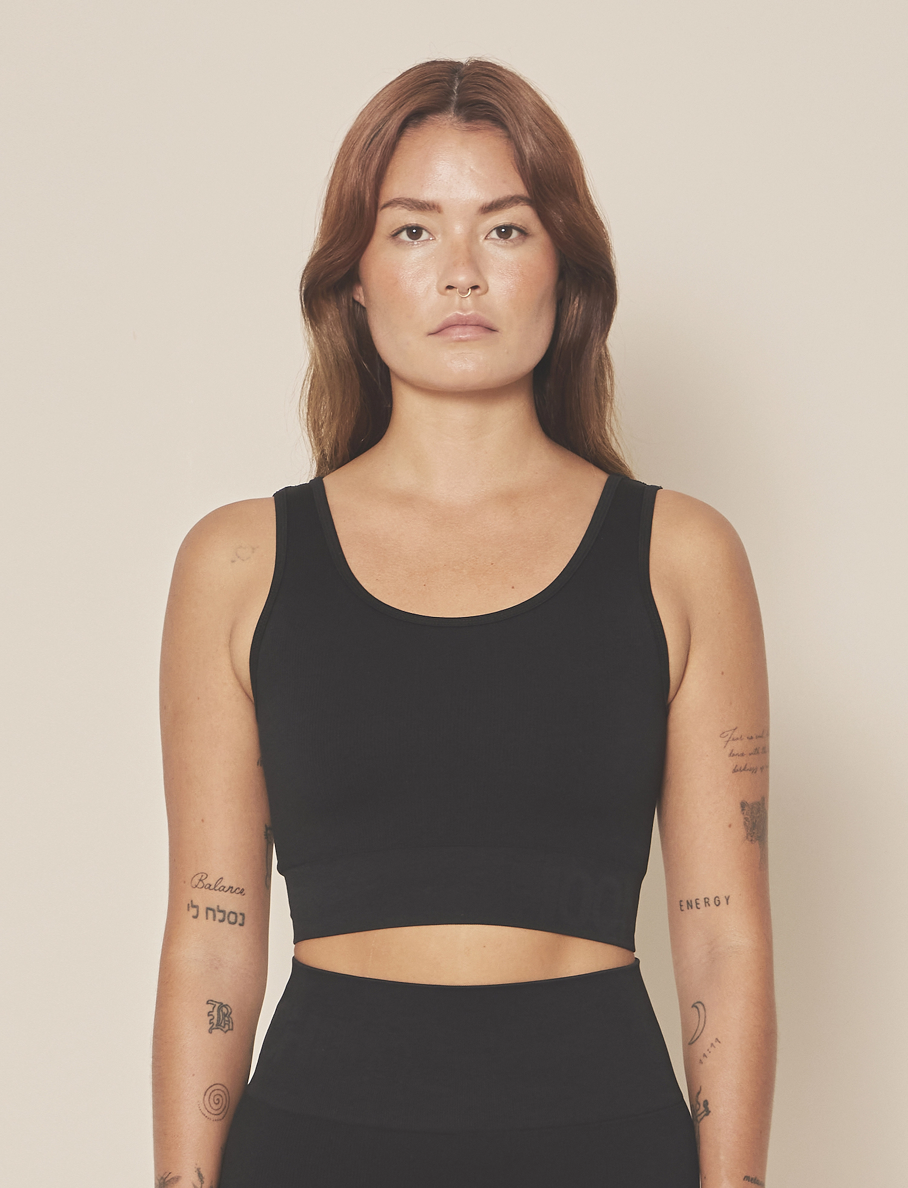 Moonchild Yoga Wear Soft Rib Seamless Crop Top, M, Bras & Oberteile, Schwarz - Sports All, Frauen