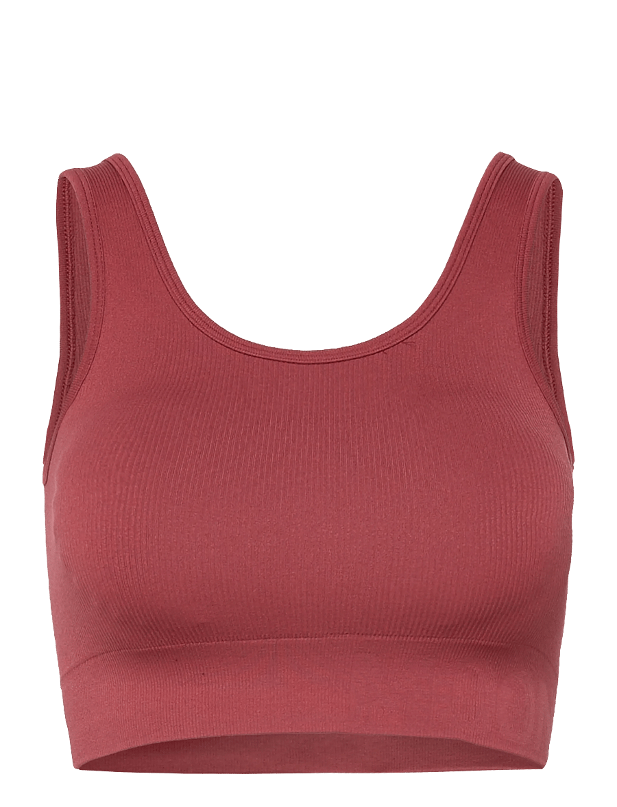 Moonchild Yoga Wear - Soft Rib Seamless Crop Top - crop tops - blush - 0
