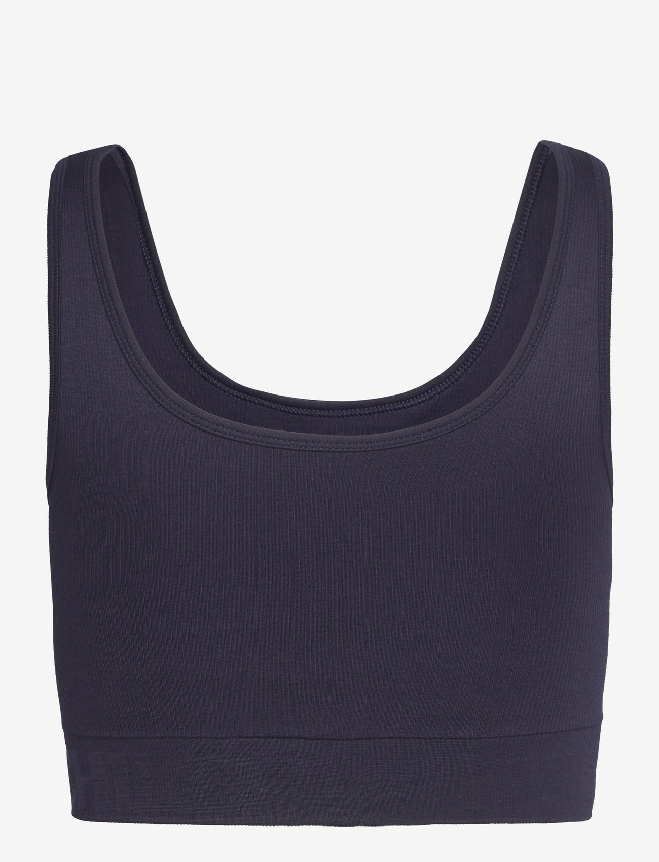 Moonchild Yoga Wear - Soft Rib Seamless Crop Top - crop-tops - navy blue - 2