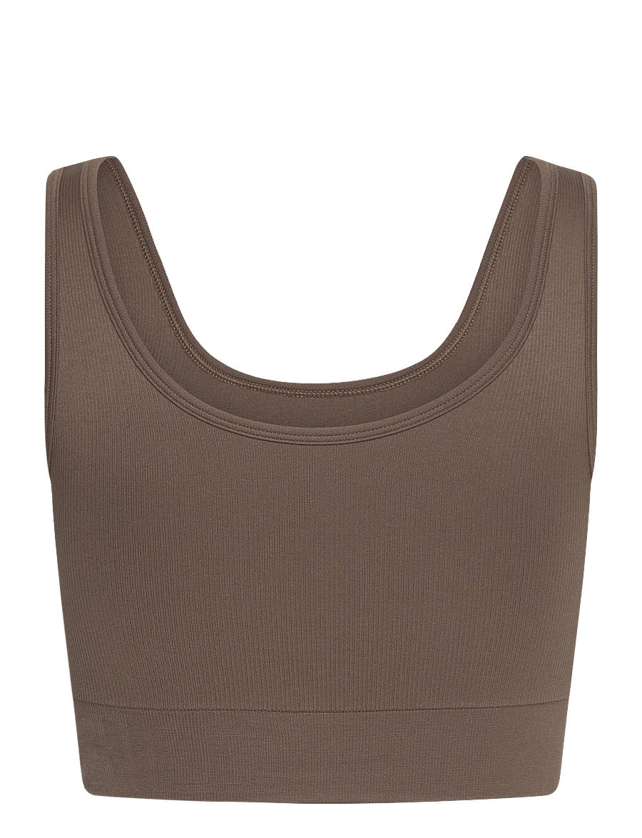 Moonchild Yoga Wear - Soft Rib Seamless Crop Top - crop tops - storm - 2