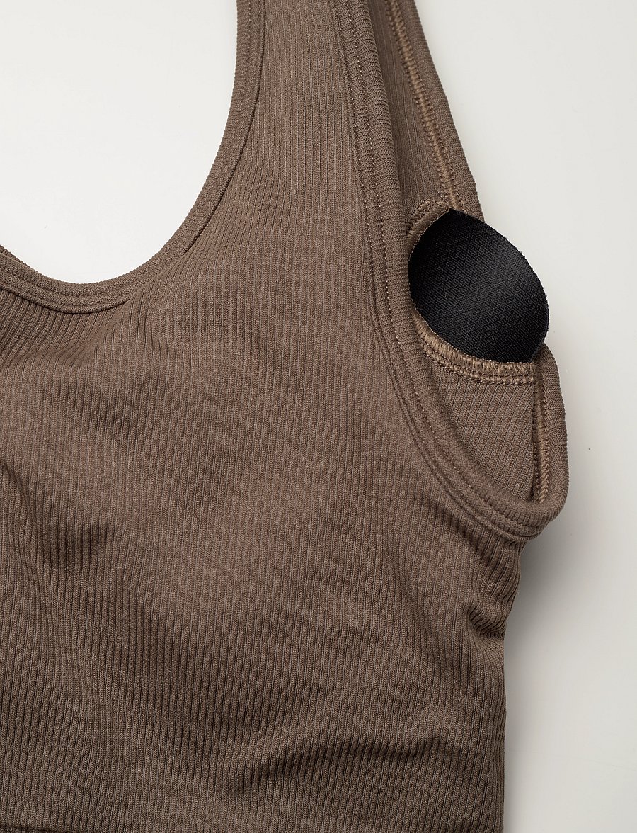 Moonchild Yoga Wear - Soft Rib Seamless Crop Top - crop tops - storm - 5