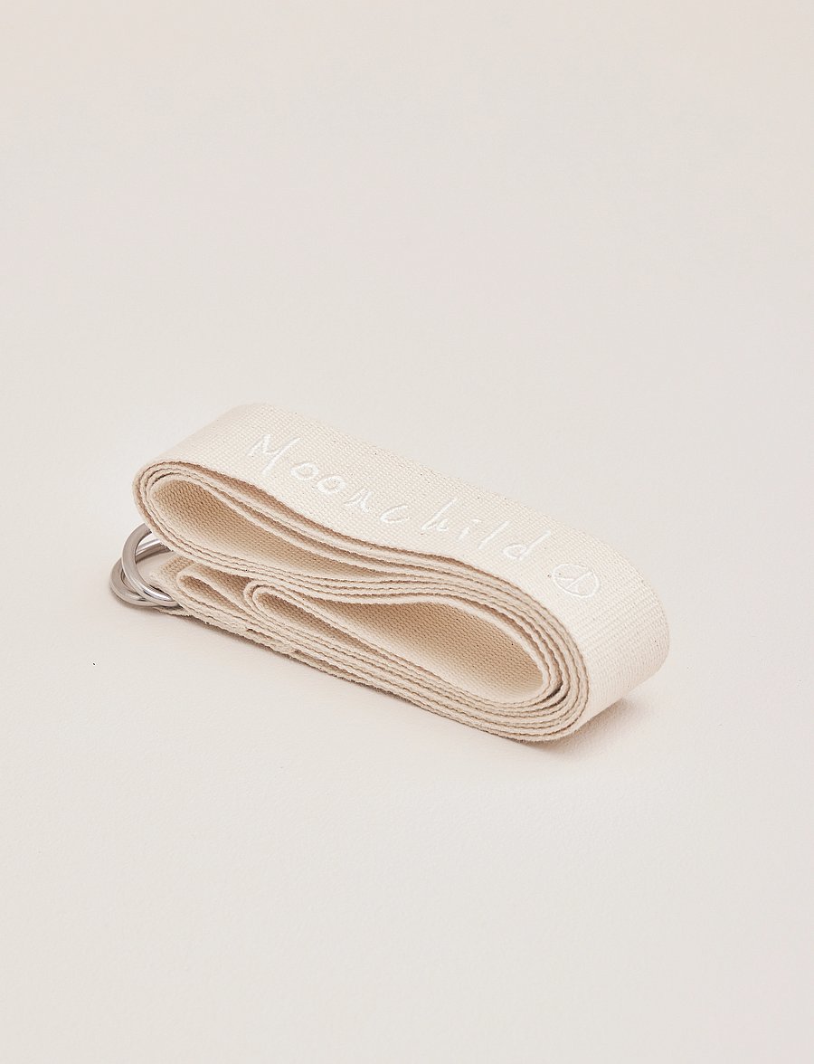 Moonchild Yoga Wear - Moonchild Yoga Strap - Organic Cott - klocki i taśmy do jogi - natural - 0