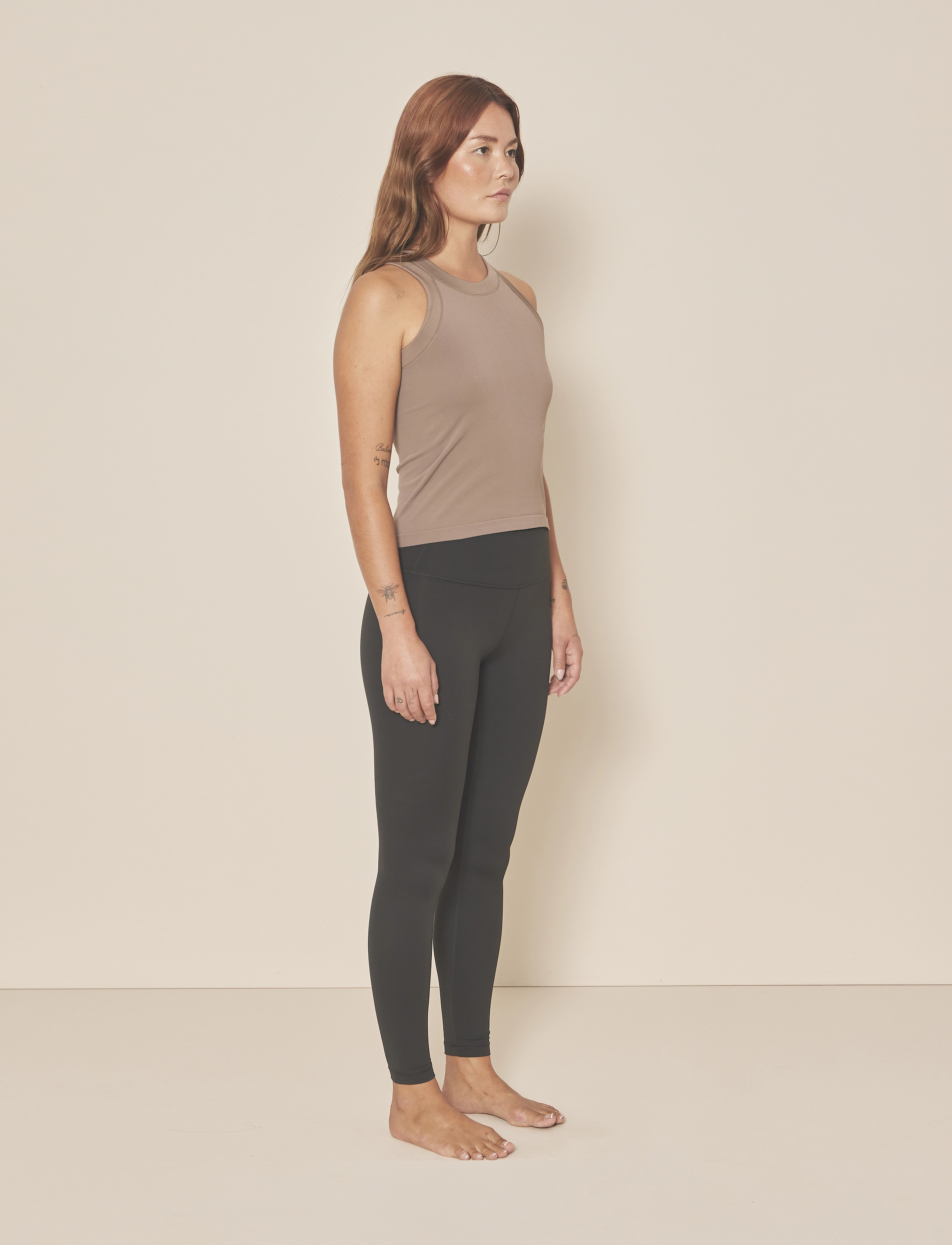 Moonchild Yoga Wear - Moon Tank Top - pumice - 3