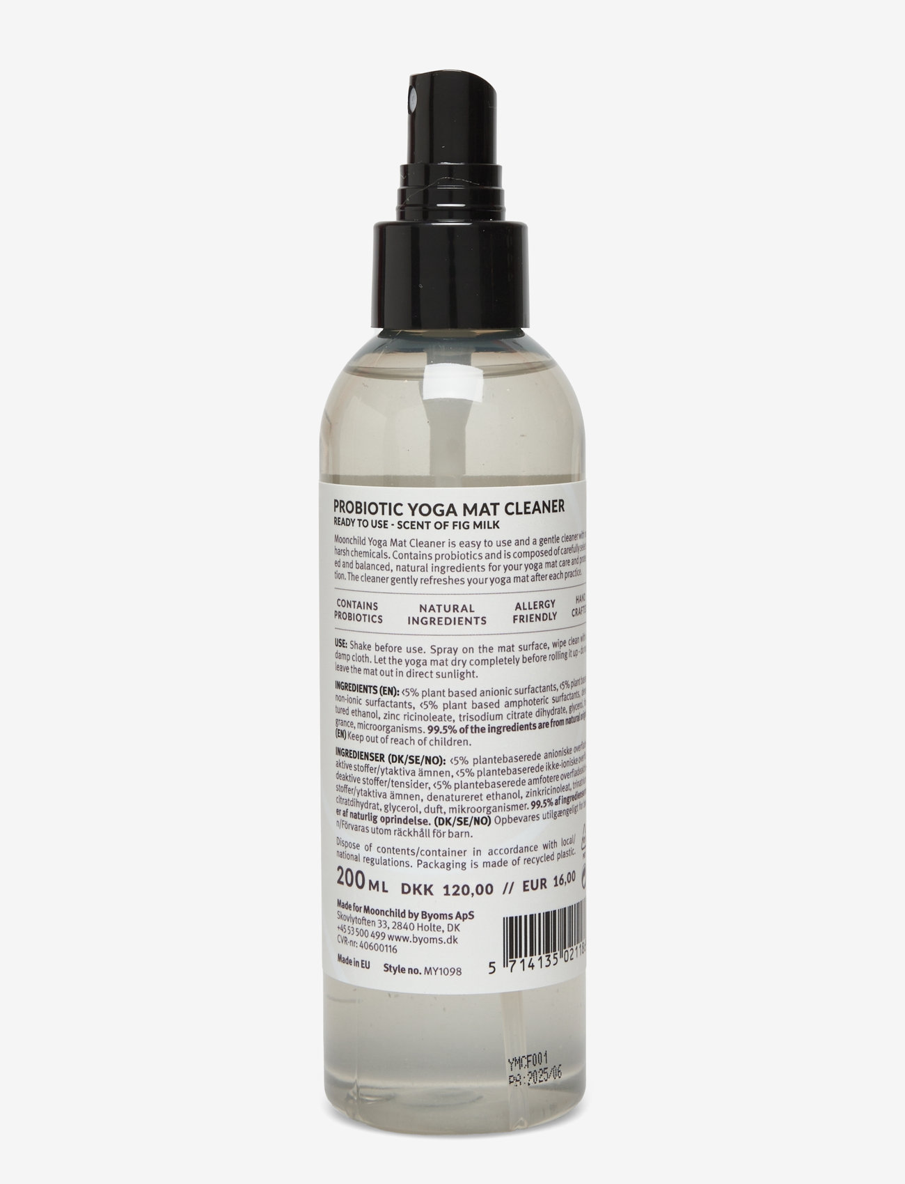 Moonchild Yoga Wear - Moonchild Yoga Mat Cleaner - 200ml - trainingsmatten & zubehör - fig milk - 1