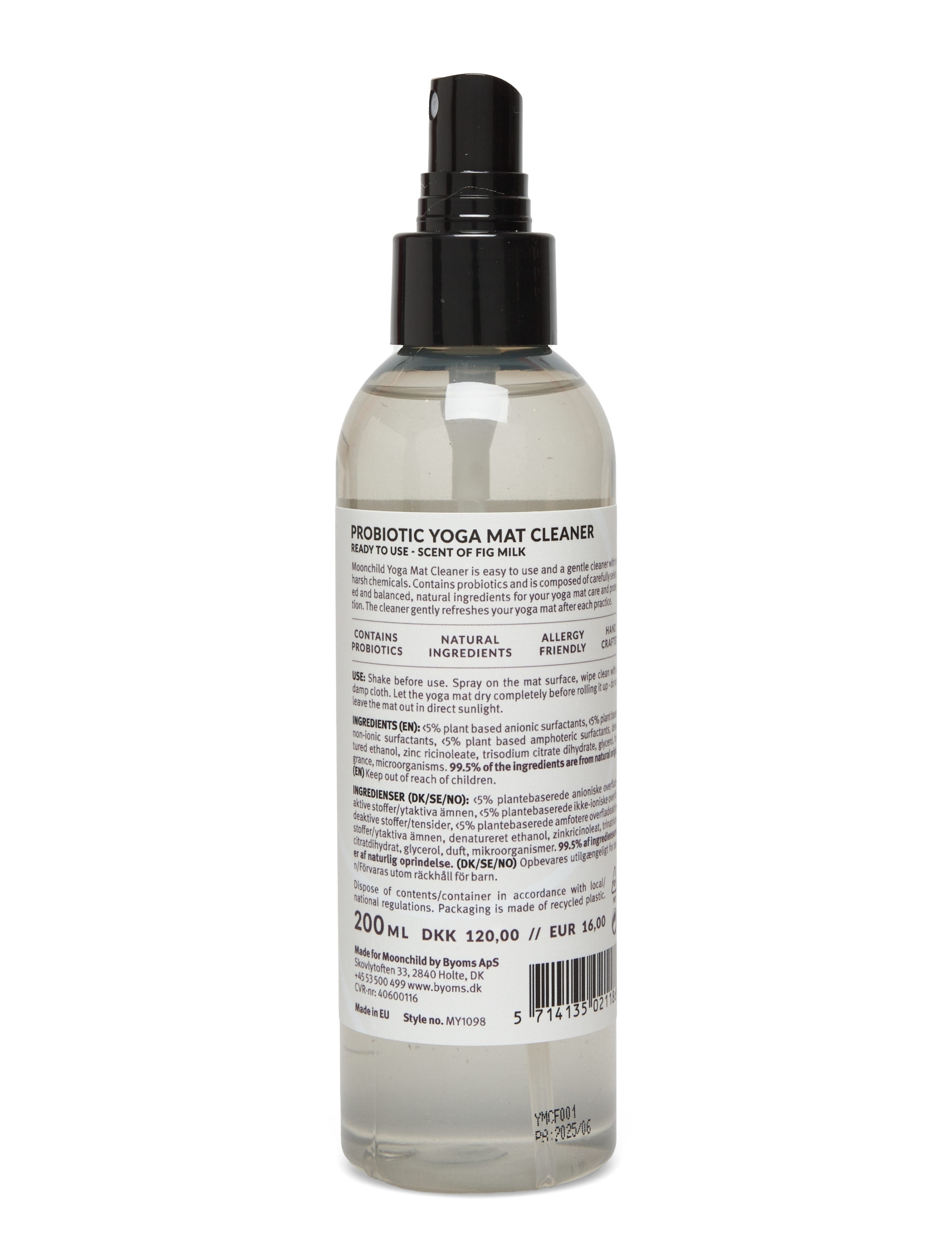 Moonchild Yoga Wear - Moonchild Yoga Mat Cleaner - 200ml - tapis d'exercice et accessoires - fig milk - 1