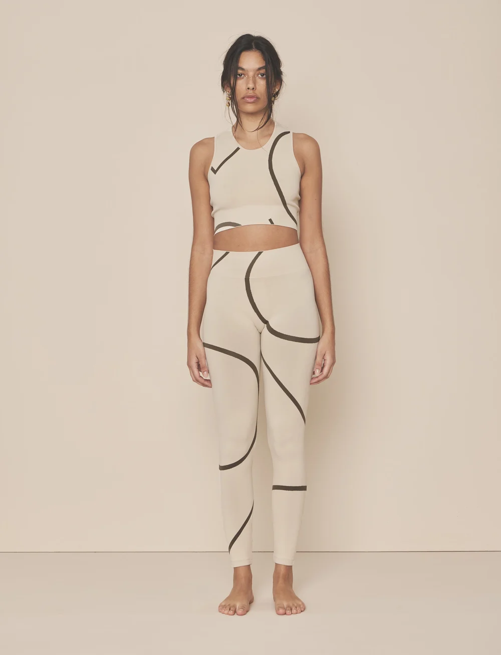 Moonchild Yoga Wear - Loud Logo Legging - seamless tights - rain/storm - 0