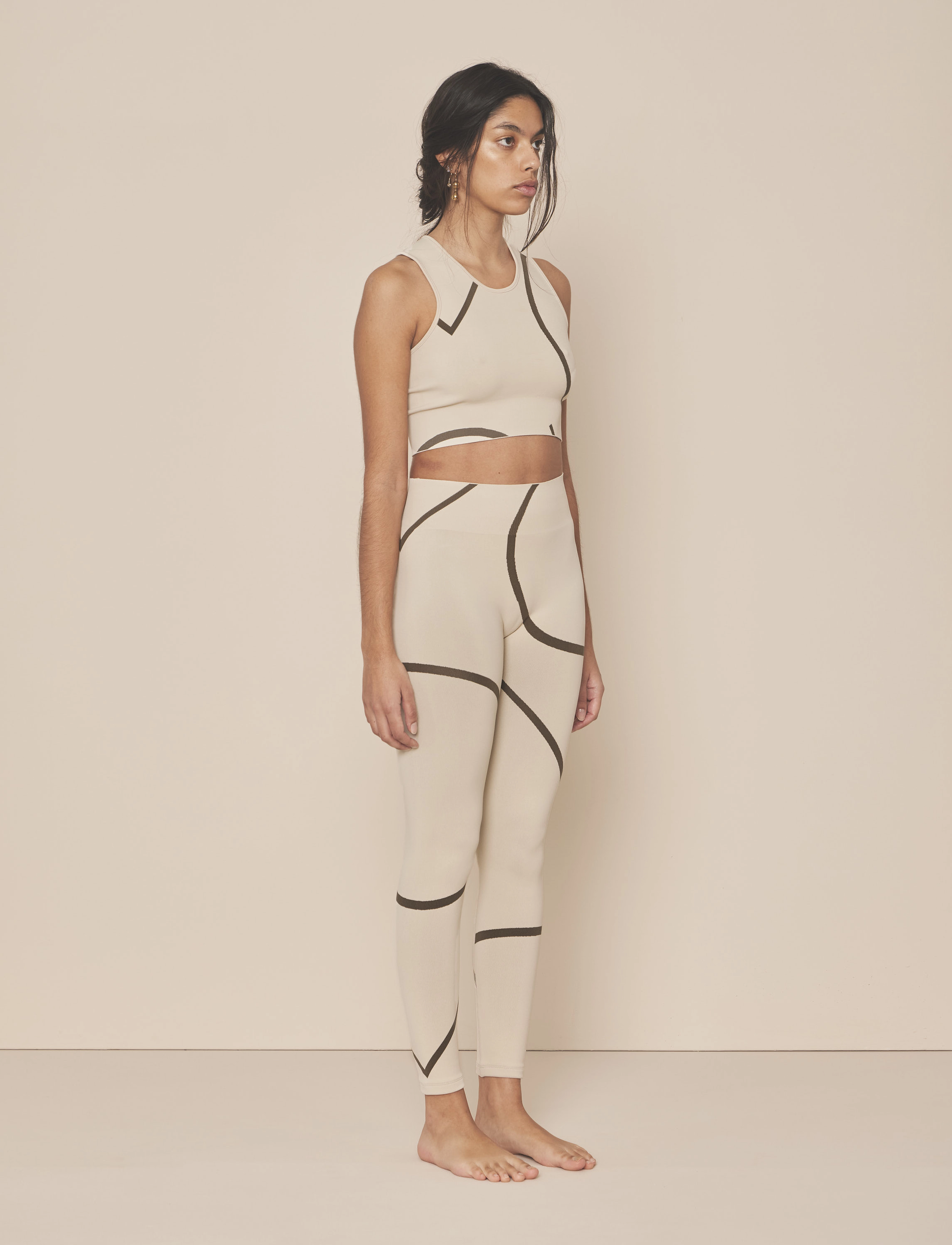 Moonchild Yoga Wear - Loud Logo Legging - collants d'entraînement - rain/storm - 3