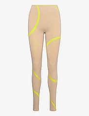 Moonchild Yoga Wear - Loud Logo Legging - seamless tights - silver moon / cyber lime - 0