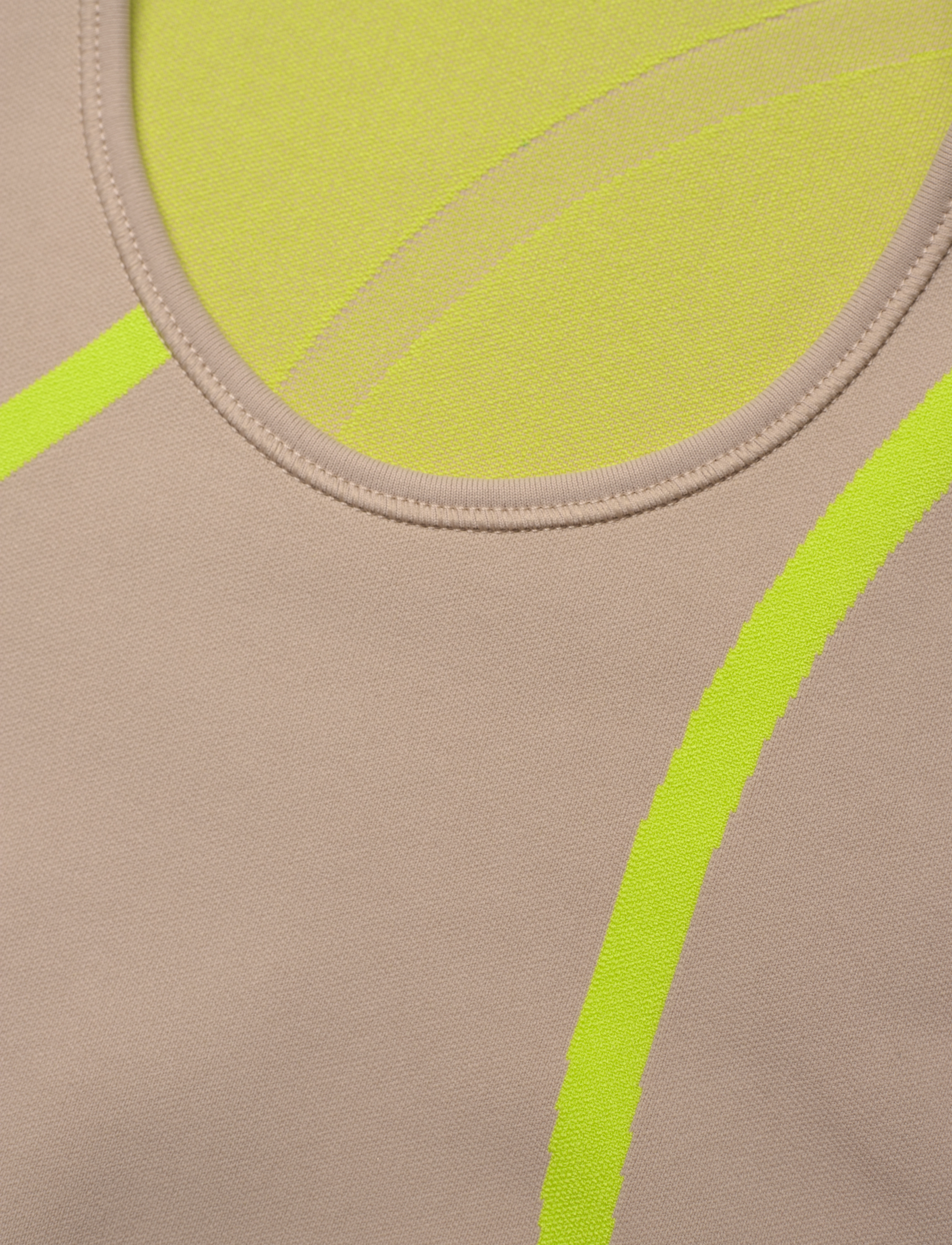 Moonchild Yoga Wear - Loud Logo Crop Top - crop tops - silver moon / cyber lime - 3