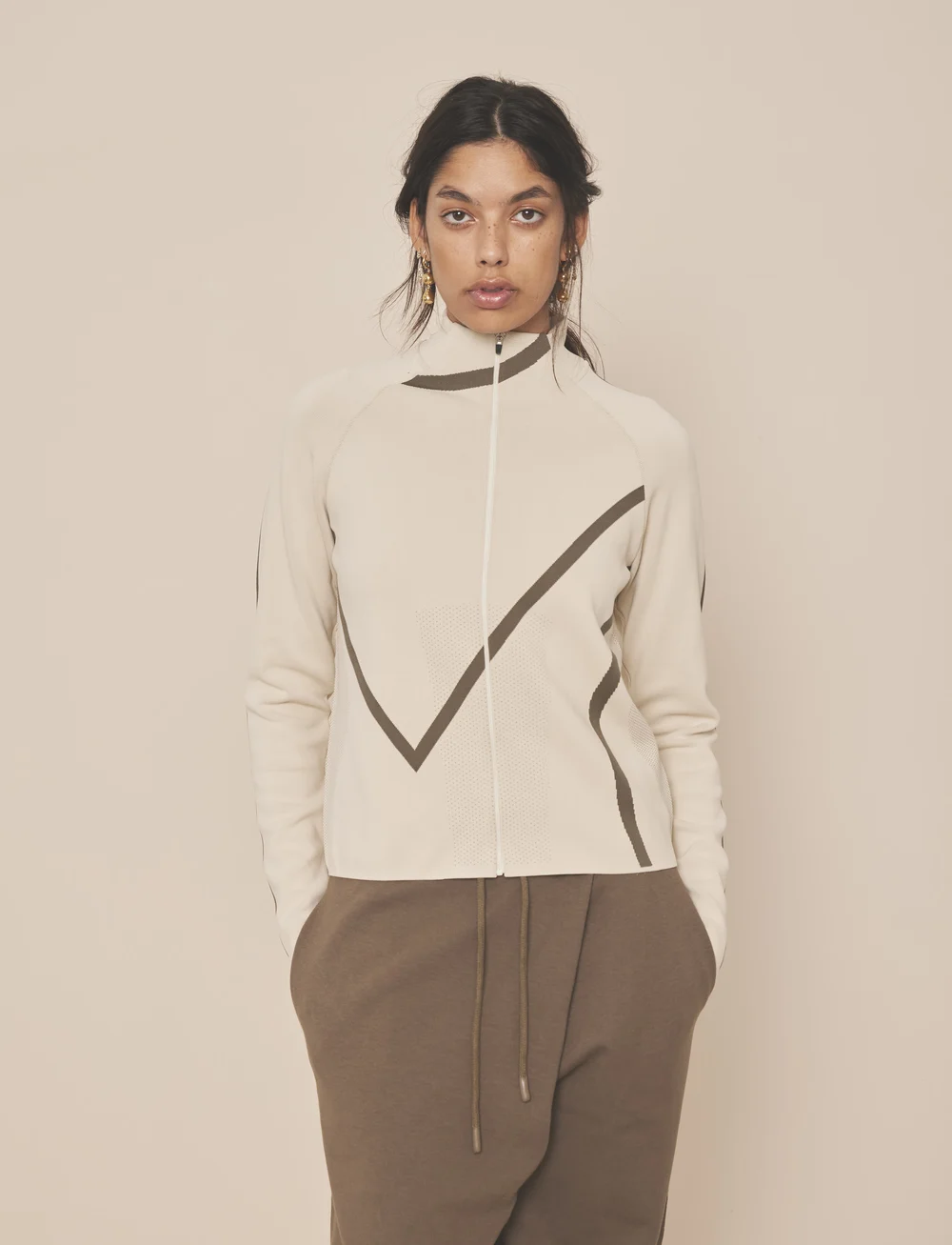 Moonchild Yoga Wear - Loud Logo Jacket - sweatshirts - rain/storm - 5