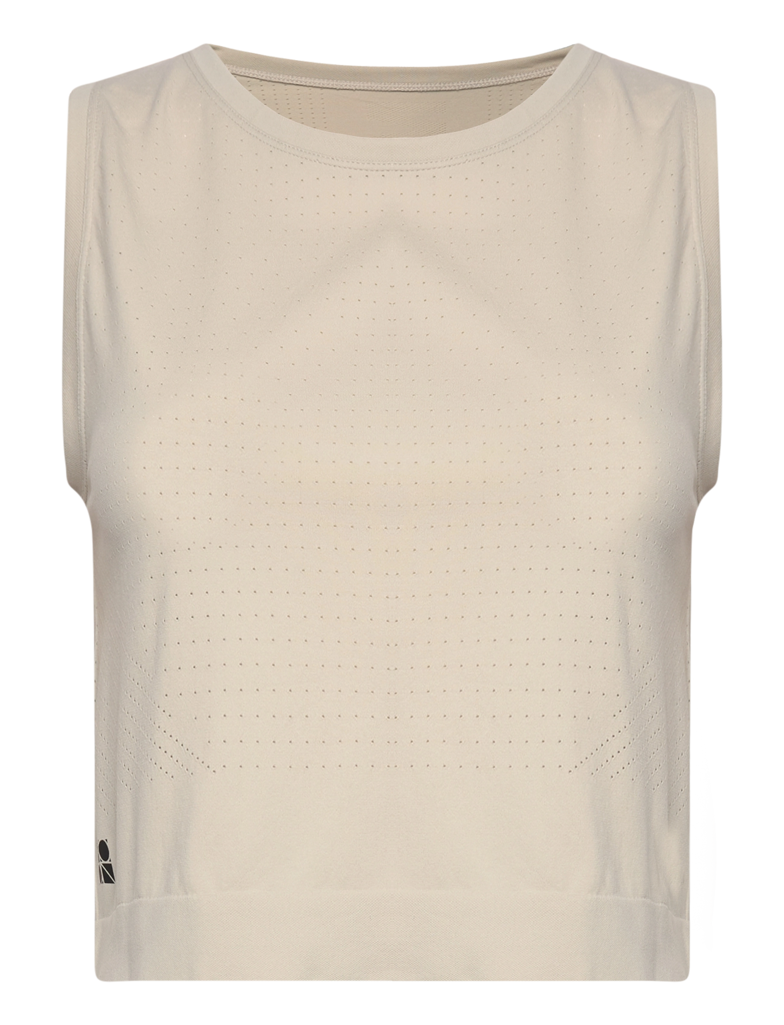 MOONCHILD YOGA WEAR Box Tank Oberteil Beige - M - Damen