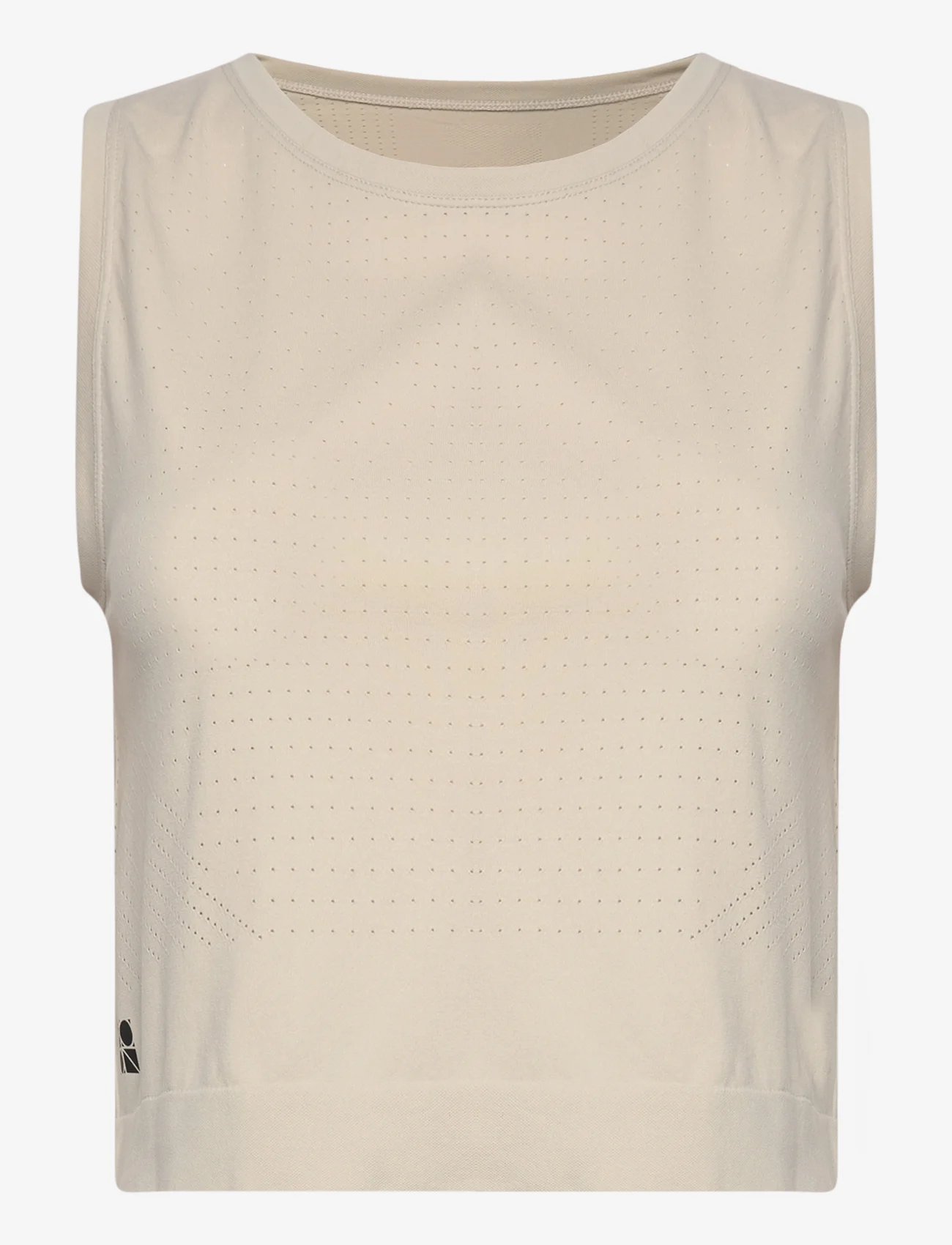 Moonchild Yoga Wear - Box Tank Top - navel shirts - pumice - 0