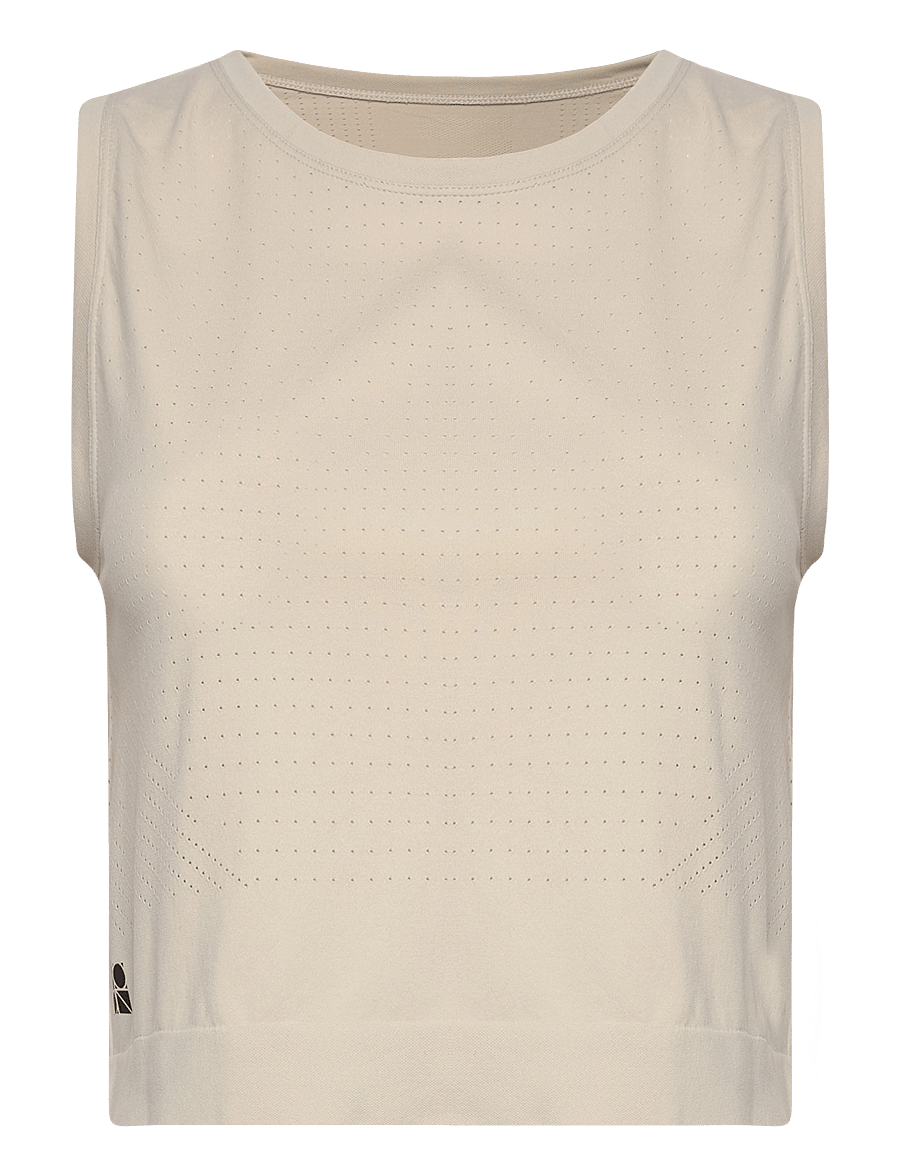 Moonchild Yoga Wear - Box Tank Top - crop tops - pumice - 1
