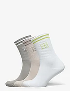 Moonchild 3-pack Socks - WHITE/GREY/PUMICE