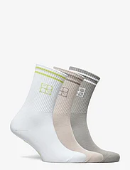 Moonchild Yoga Wear - Moonchild 3-pack Socks - regular socks - white/grey/pumice - 3