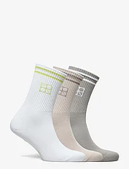 Moonchild Yoga Wear - Moonchild 3-pack Socks - najniższe ceny - white/grey/pumice - 3