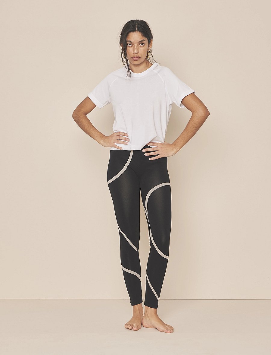 Moonchild Yoga Wear - Moonchild Monogram Tee - t-shirts - white - 3