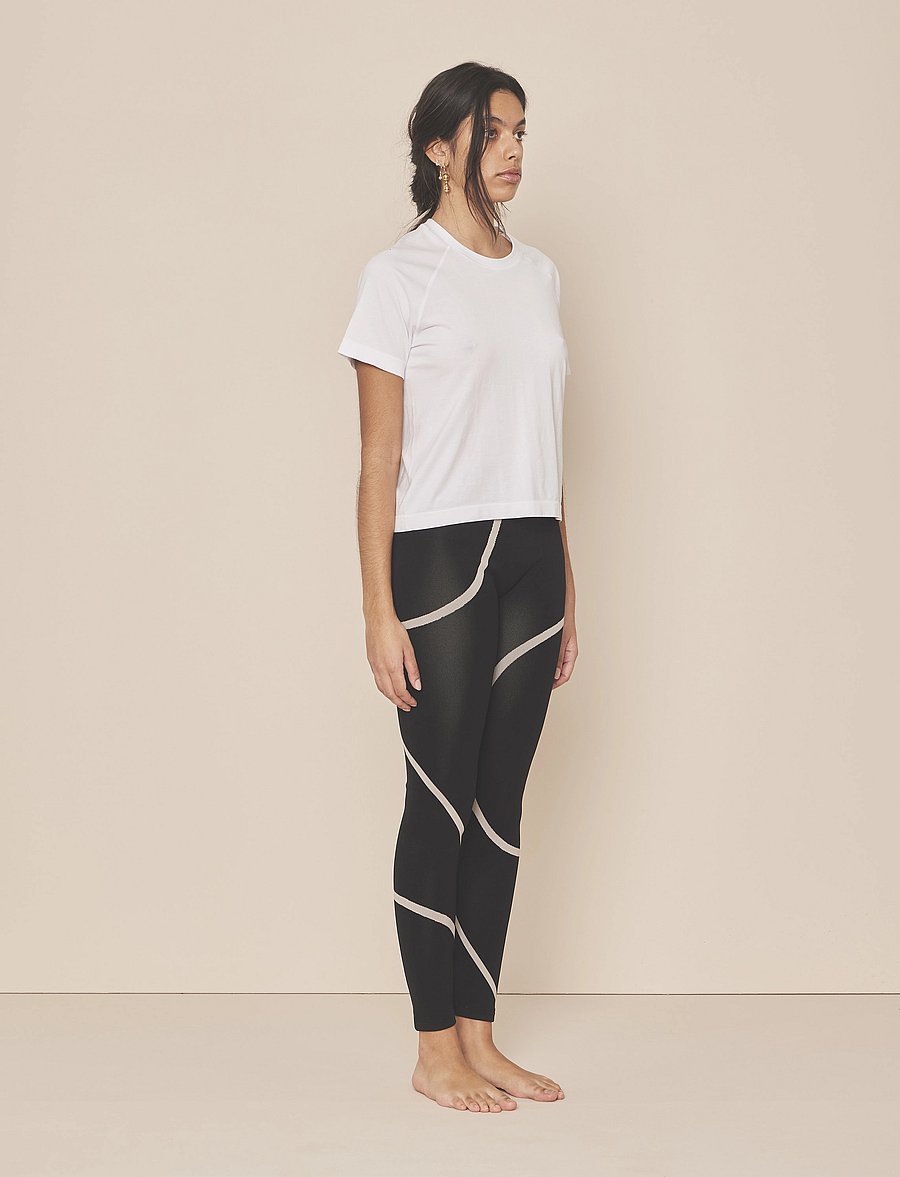 Moonchild Yoga Wear - Moonchild Monogram Tee - t-shirts - white - 4