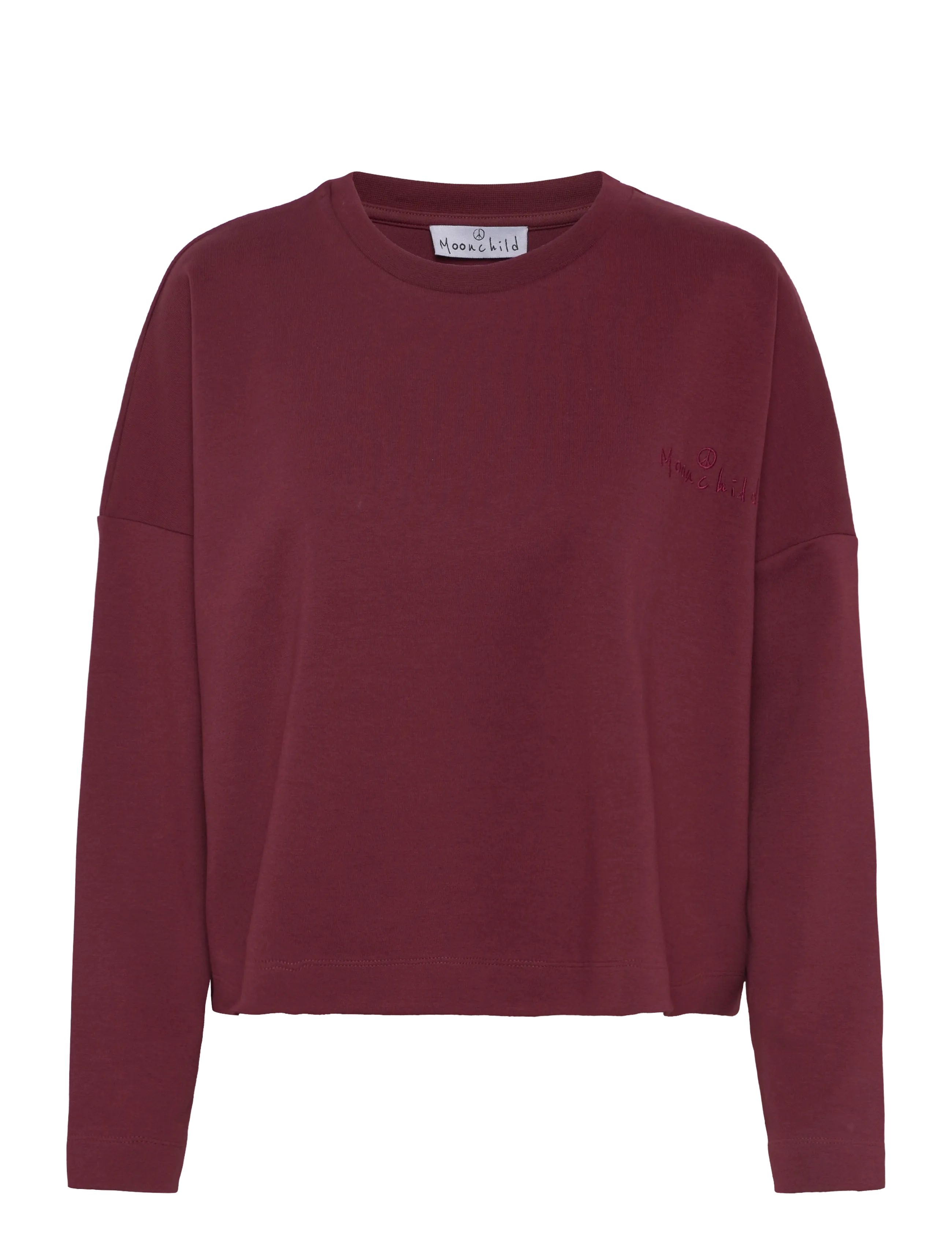 MOONCHILD YOGA WEAR Moonchild Box Sweatshirt Burgundy - S - Damen