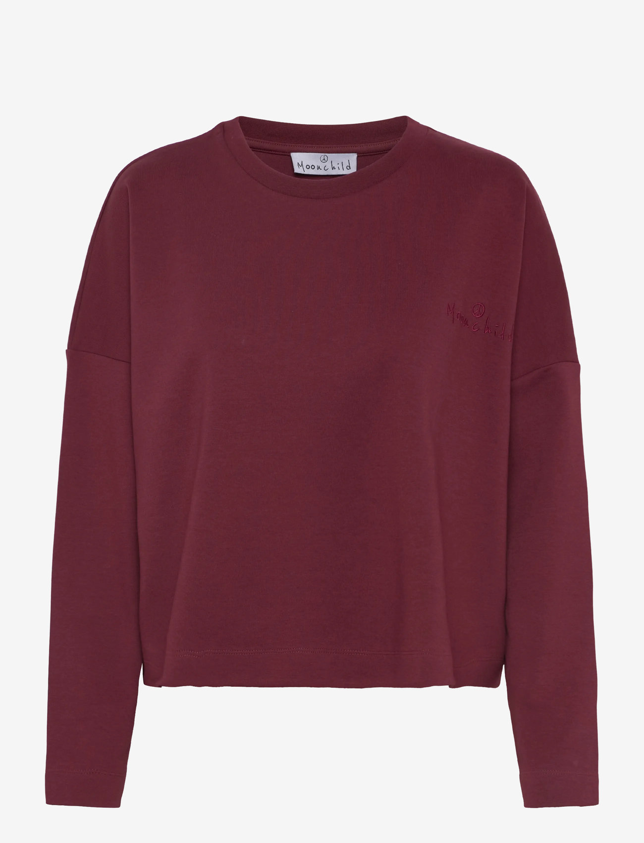 Moonchild Yoga Wear - Moonchild Box Sweatshirt - sweatshirts - burgundy - 1