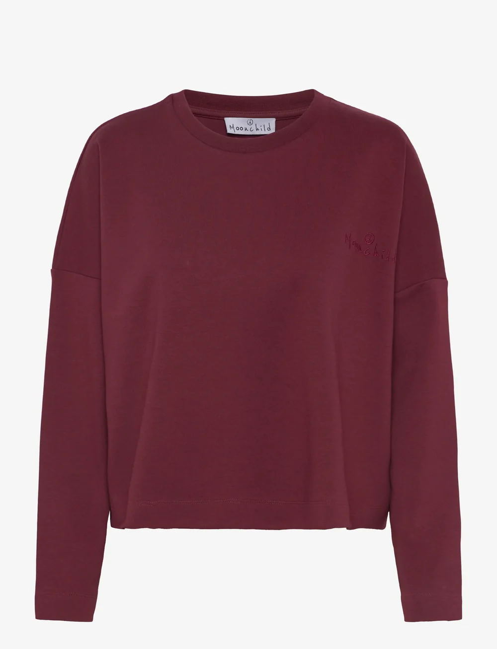 Moonchild Yoga Wear - Moonchild Box Sweatshirt - sweatshirts - burgundy - 1