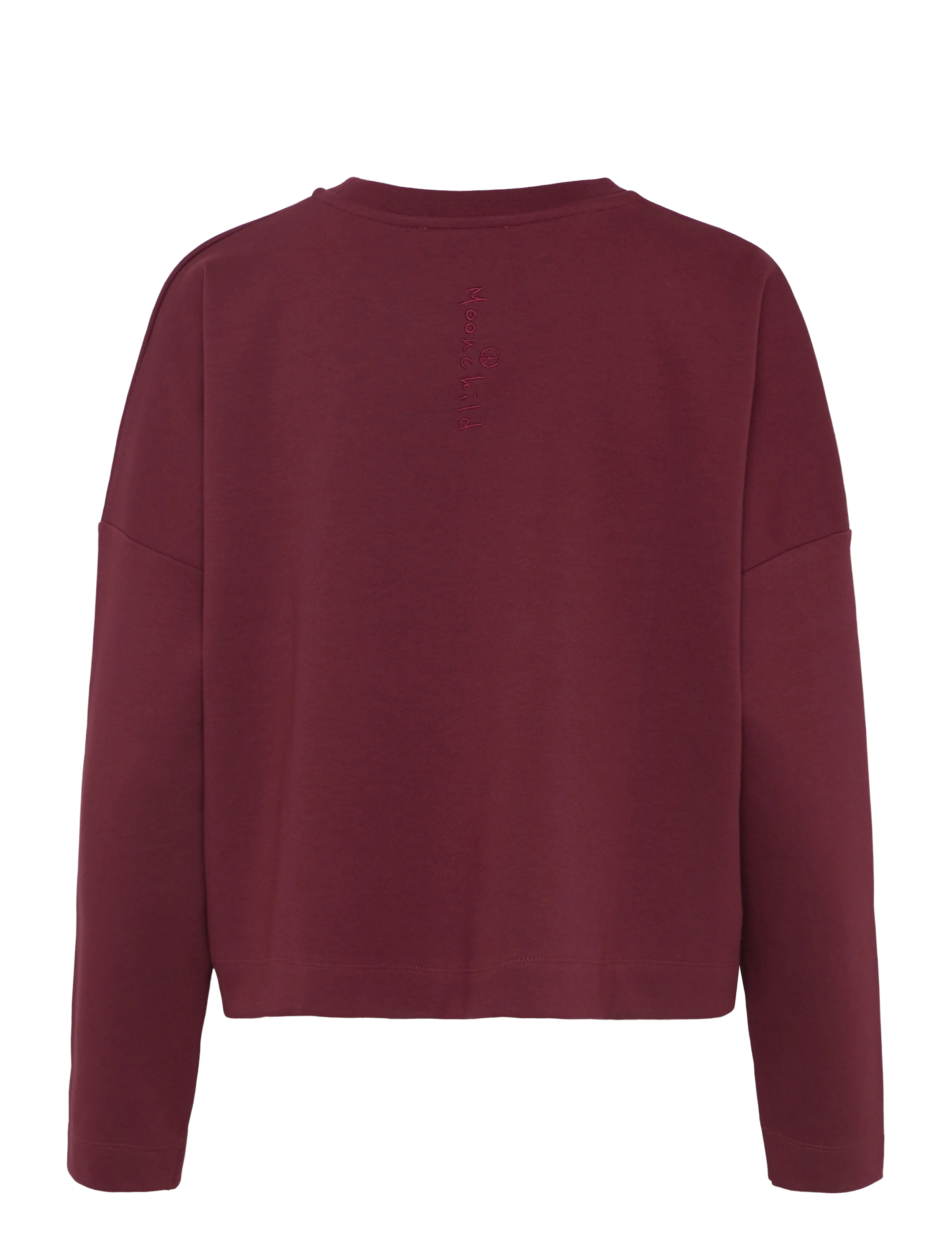 Moonchild Yoga Wear - Moonchild Box Sweatshirt - sweatshirts - burgundy - 2