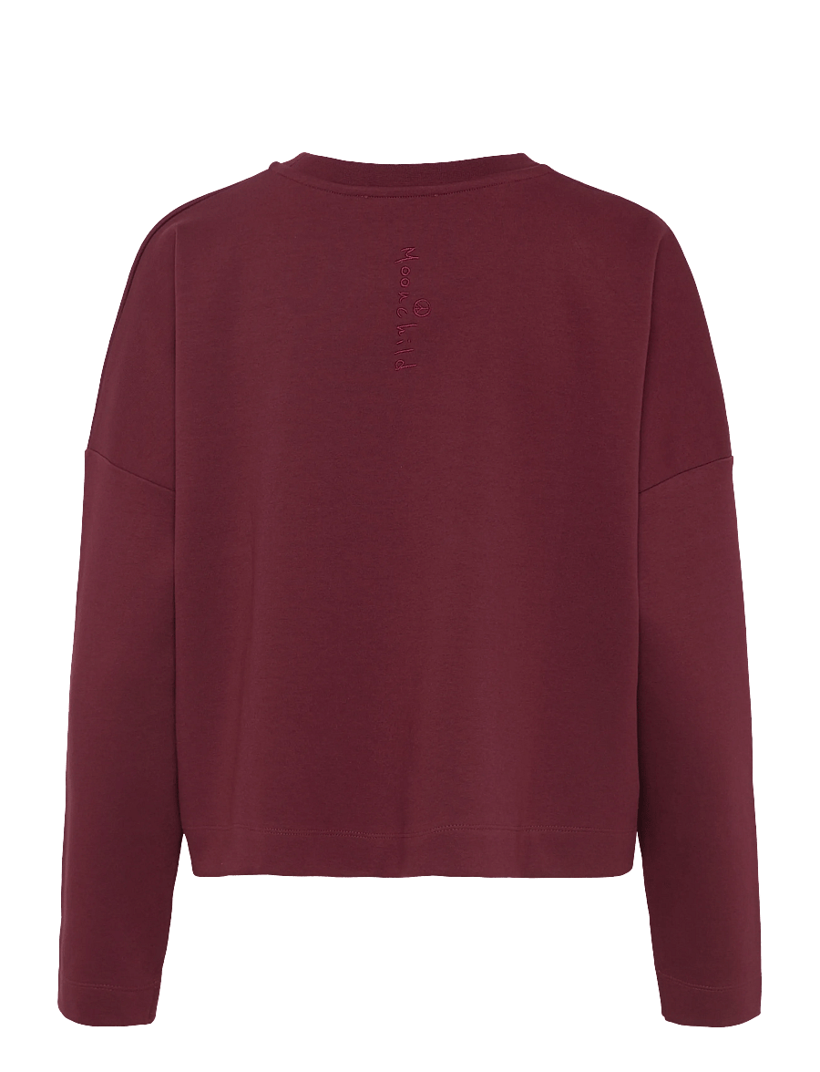 Moonchild Yoga Wear - Moonchild Box Sweatshirt - sweatshirts - burgundy - 2