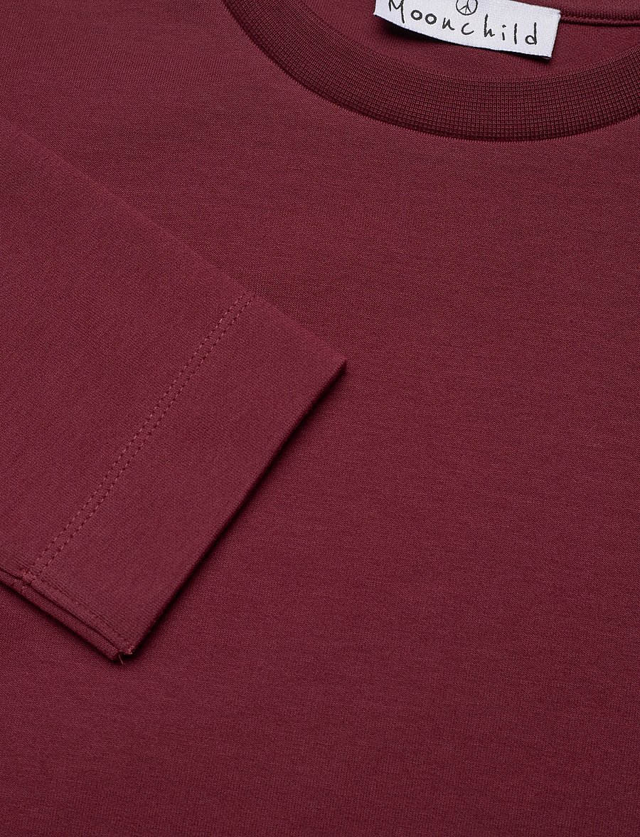 Moonchild Yoga Wear - Moonchild Box Sweatshirt - sweatshirts - burgundy - 4