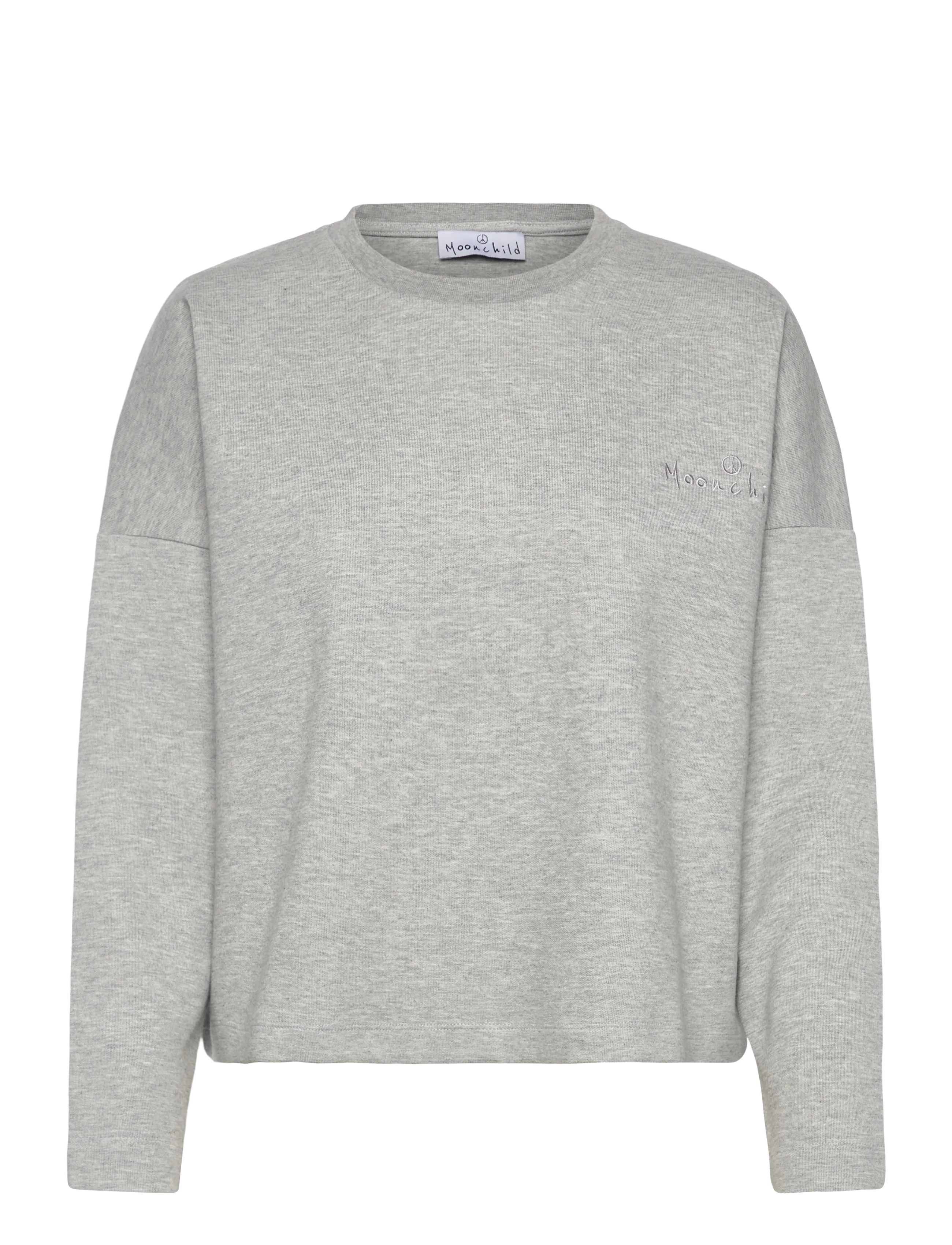 Moonchild Yoga Wear Moonchild Box Sweatshirt - Moonchild Yoga Wear - HEATHER GREY / grey
