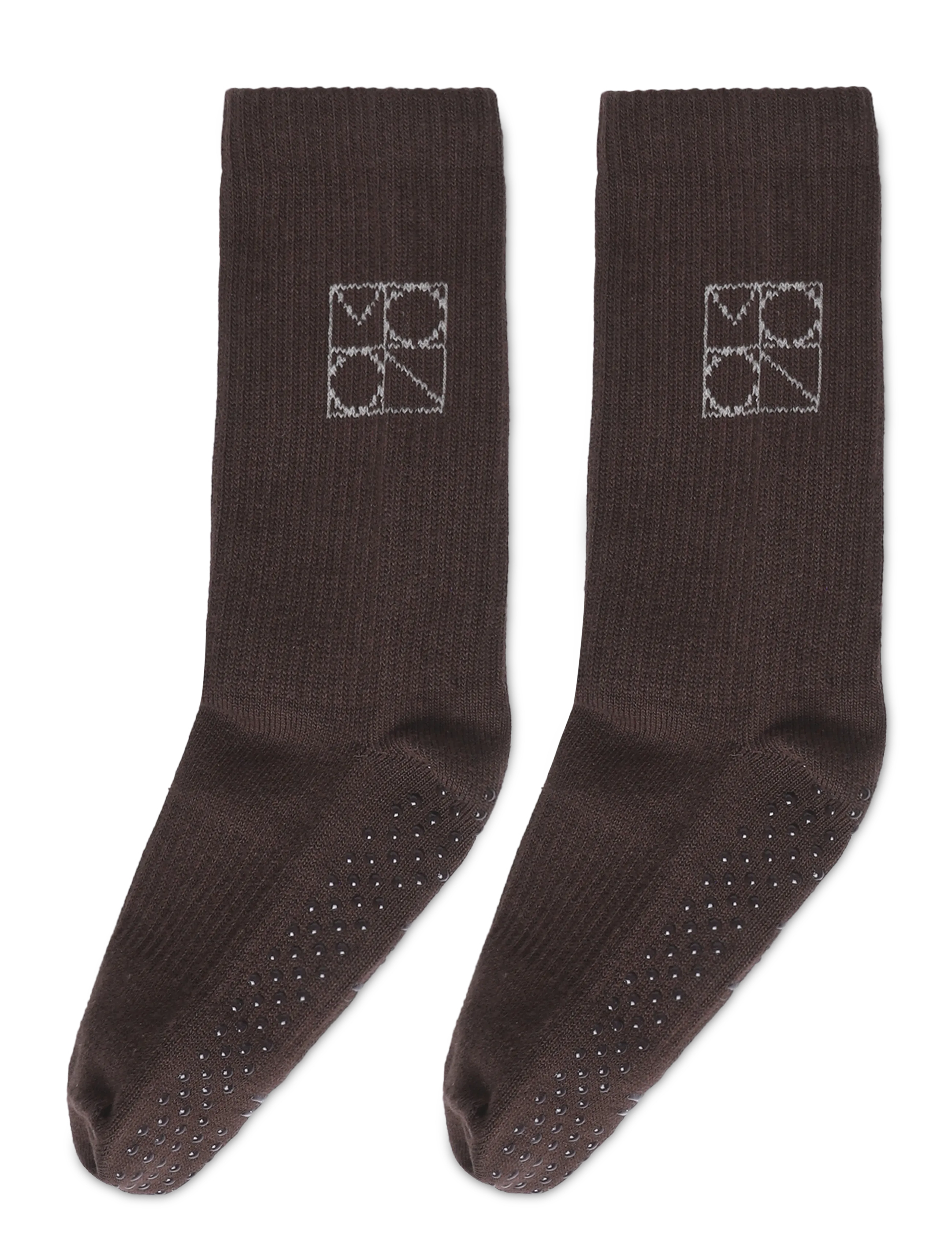 Moonchild Yoga Wear - Moonchild Pilates Socks - yoga socks - coco powder - 2