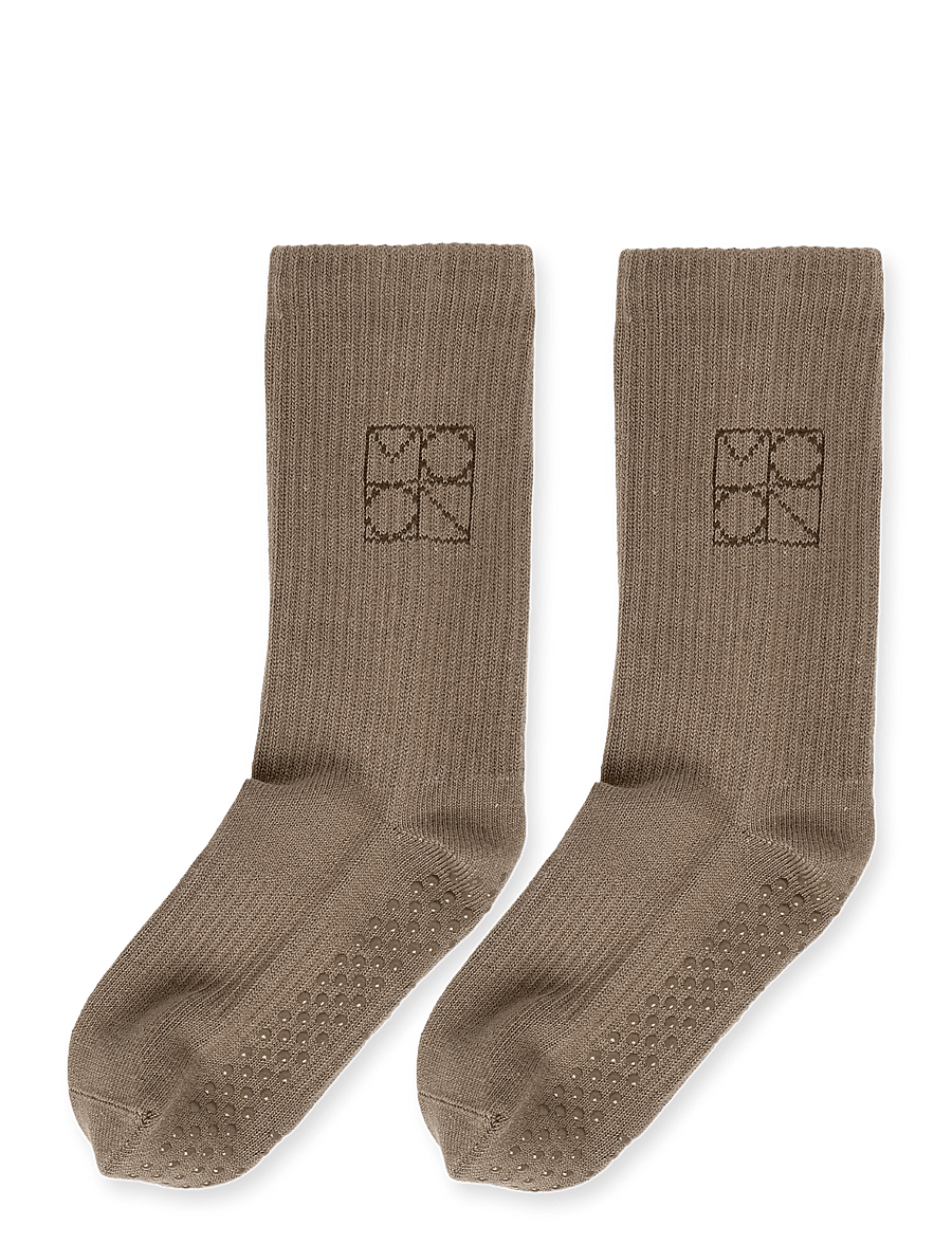 Moonchild Yoga Wear - Moonchild Pilates Socks - yogastrumpor - storm - 2