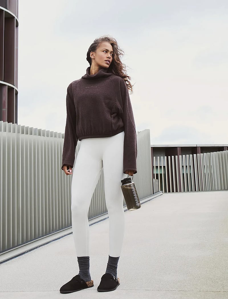 Moonchild Yoga Wear - Anorak Pile Jacket - sweatshirts - walnut brown - 4