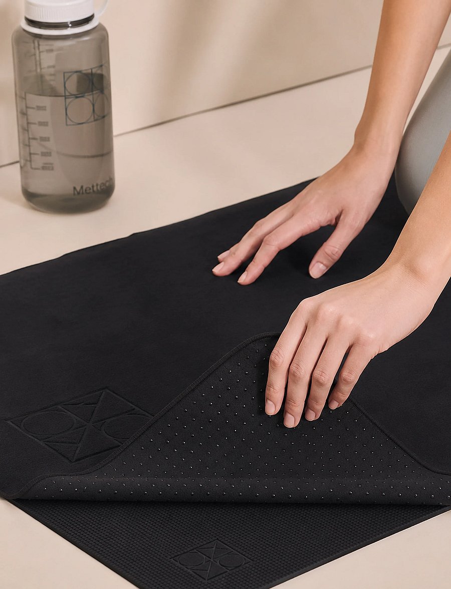 Moonchild Yoga Wear - Moon Hot Yoga Towel - træningsmåtter & tilbehør - black - 0